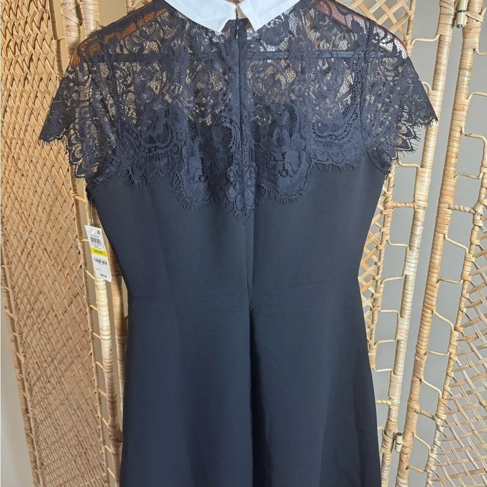Black Lace Dress A-Line Maison Jules